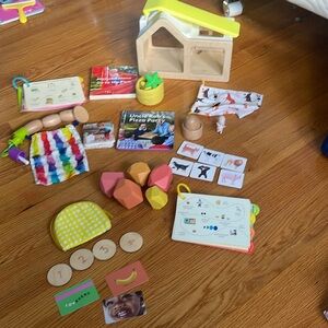 Lovevery parts (pieces of several kits combined)